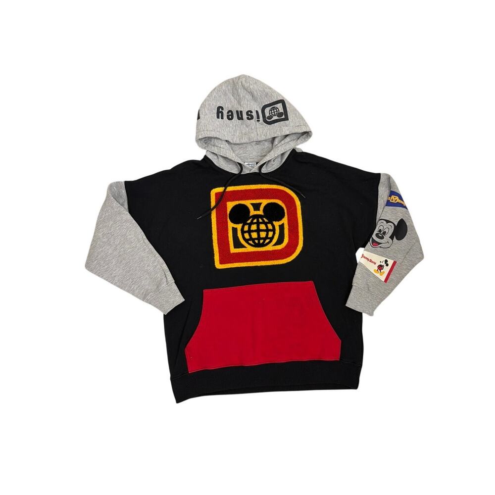 Disney World 50th Anniversary Pennant Vault Collection Pullover Hoodie Small